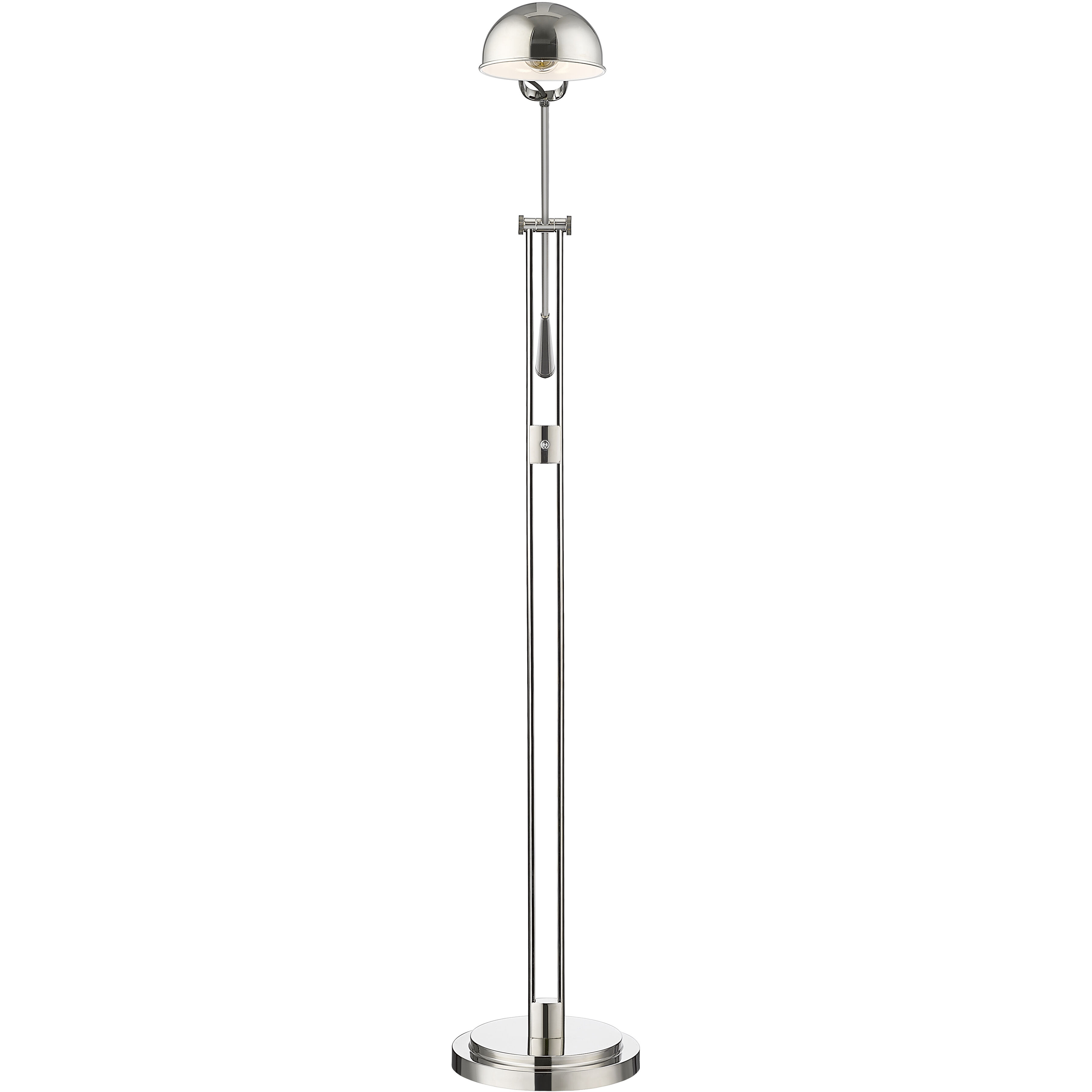 Grammercy Park 82.5 inch 100.00 watt Polished Nickel Floor Lamp Portable Light