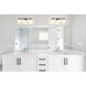 Neoma 3 Light 21.75 inch Matte Black Vanity Wall Light