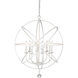 Tull 8 Light 30 inch Matte White Chandelier Ceiling Light