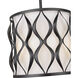 Harden 3 Light 12 inch Matte Black Pendant Ceiling Light