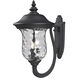 Armstrong 3 Light 24.25 inch Black Outdoor Wall Light