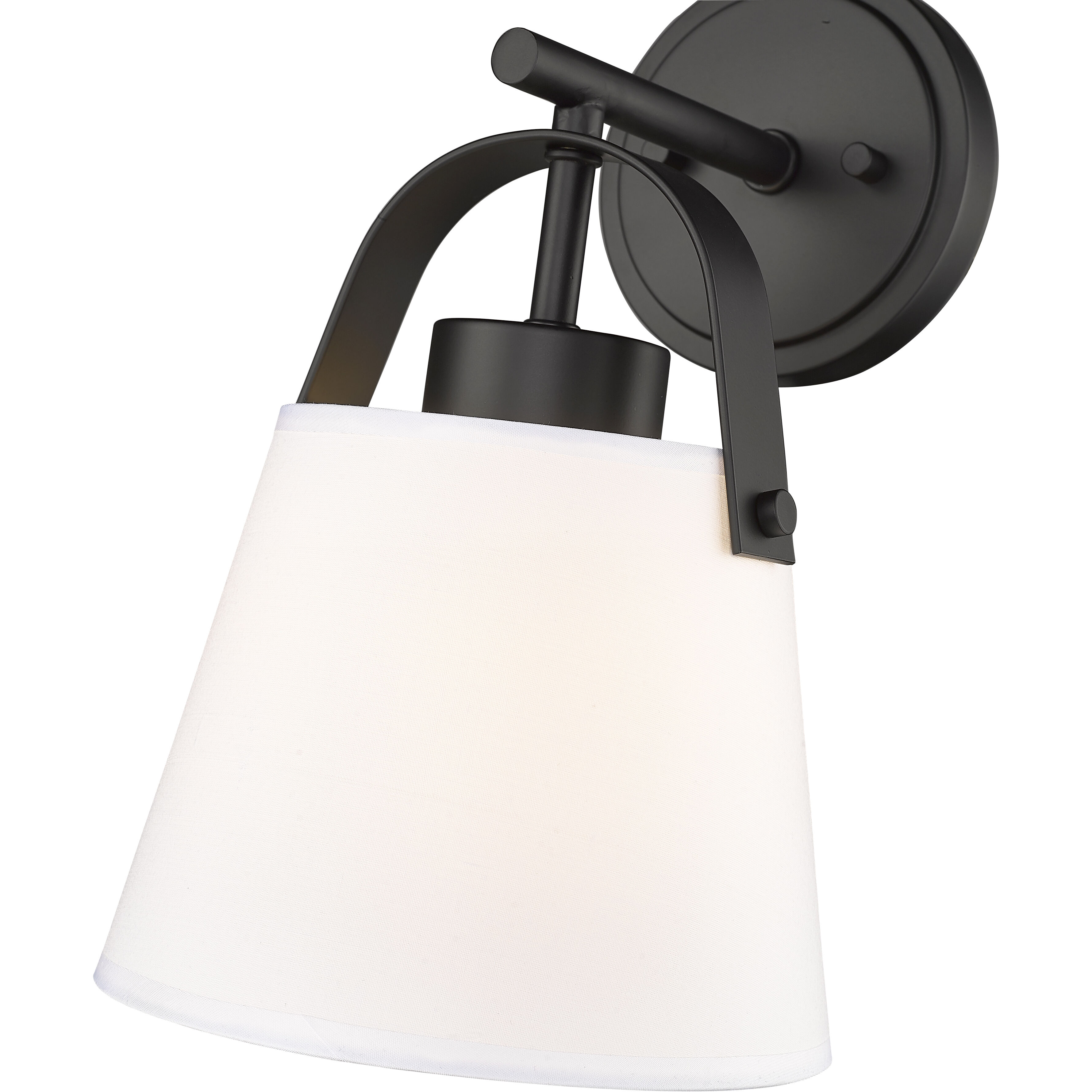 Z-Studio 1 Light 8 inch Matte Black Wall Sconce Wall Light