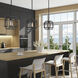 Titania 1 Light 8.5 inch Matte Black Pendant Ceiling Light