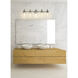 Kinsley 5 Light 35 inch Chrome Bath Vanity Wall Light