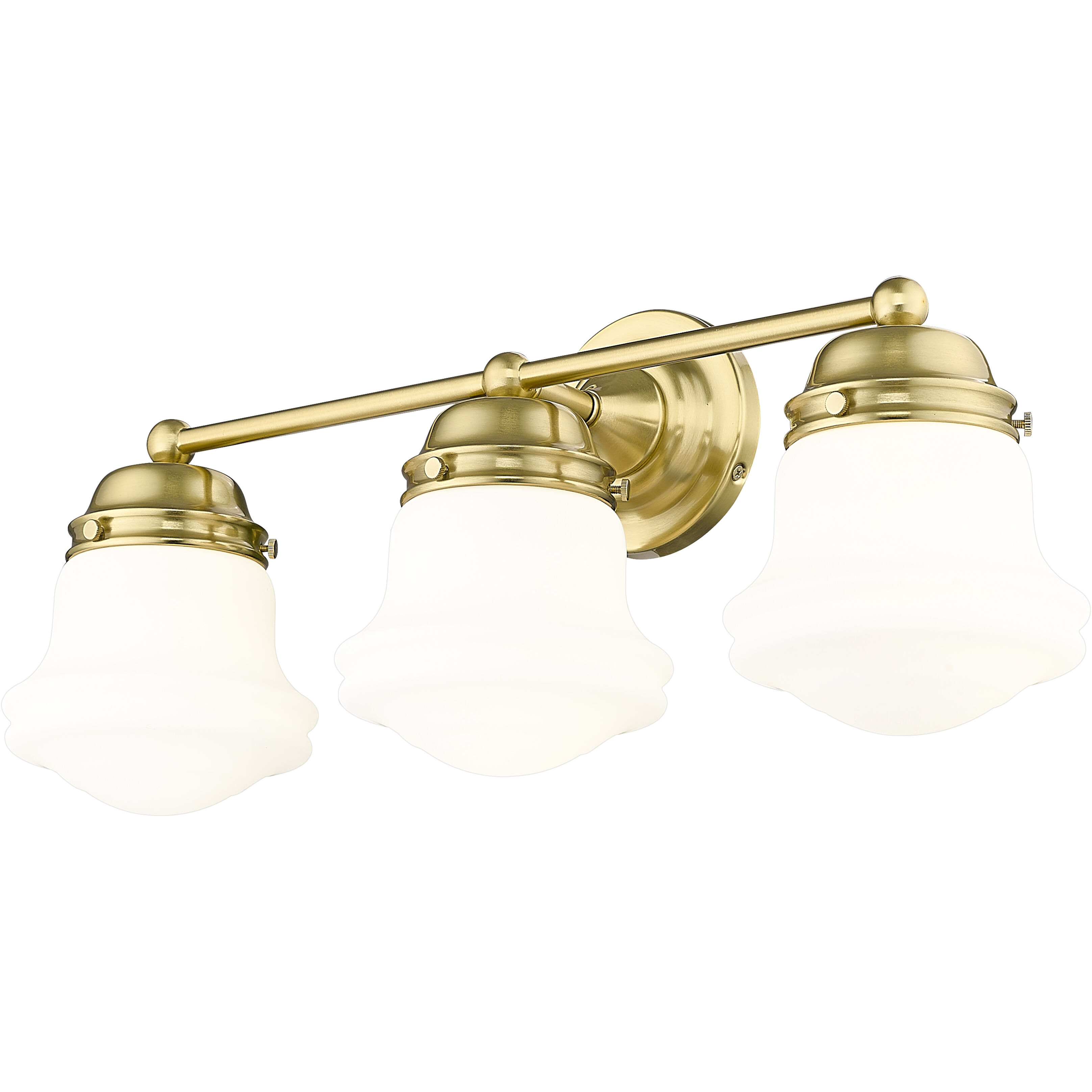 Vaughn 3 Light 22.5 inch Luxe Gold Vanity Wall Light