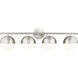 Realm Sphere 4 Light 32.25 inch Brushed Nickel Bath Vanity Wall Light