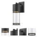 Luminata LED 13.75 inch Black Outdoor Wall Light