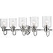 Kinsley 5 Light 35 inch Chrome Bath Vanity Wall Light