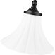 Fleur 1 Light 12 inch Matte Black Pendant Ceiling Light