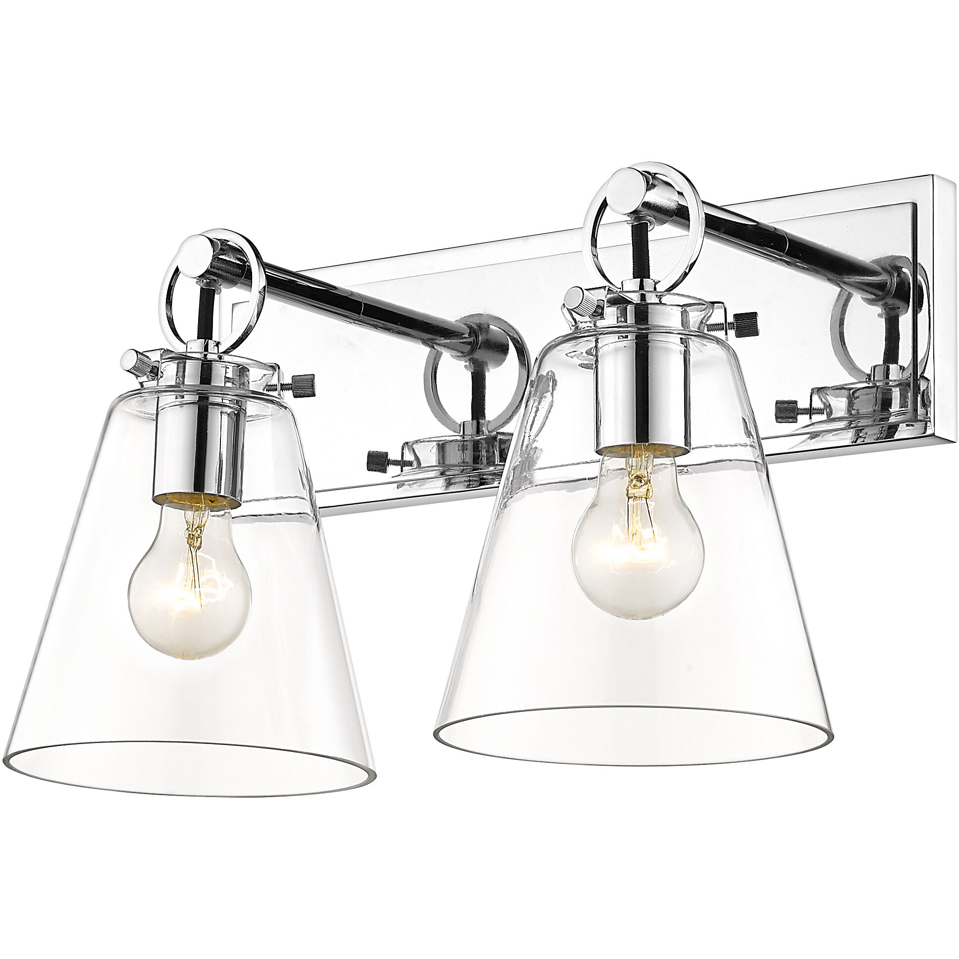 Harper 2 Light 15.5 inch Chrome Vanity Wall Light