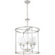 Katerina 5 Light 20 inch Brushed Nickel Chandelier Ceiling Light