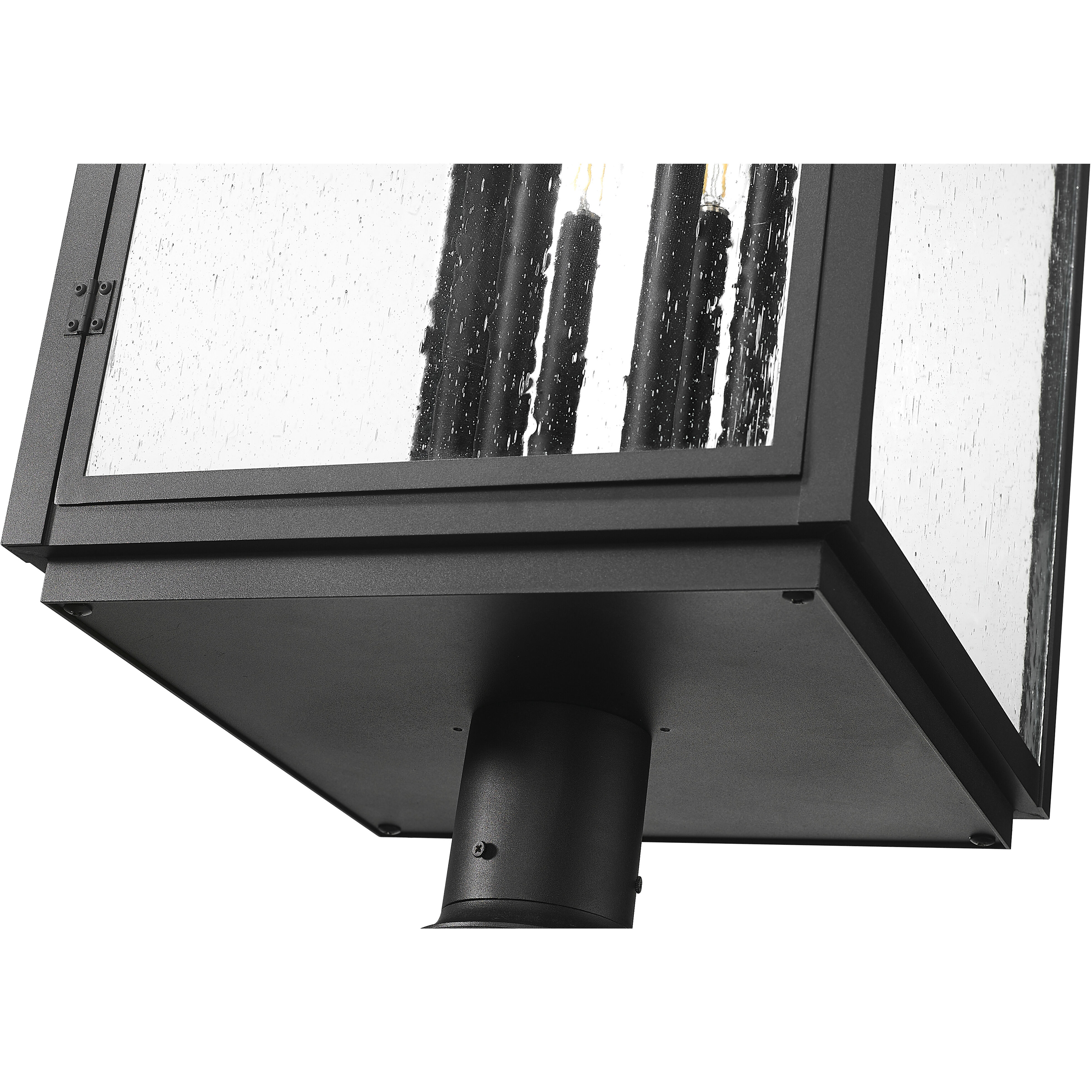 Hartwell 6 Light 127.25 inch Sand Black Outdoor Post Mounted Fixture