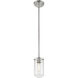 Delaney 1 Light 4 inch Brushed Nickel Pendant Ceiling Light