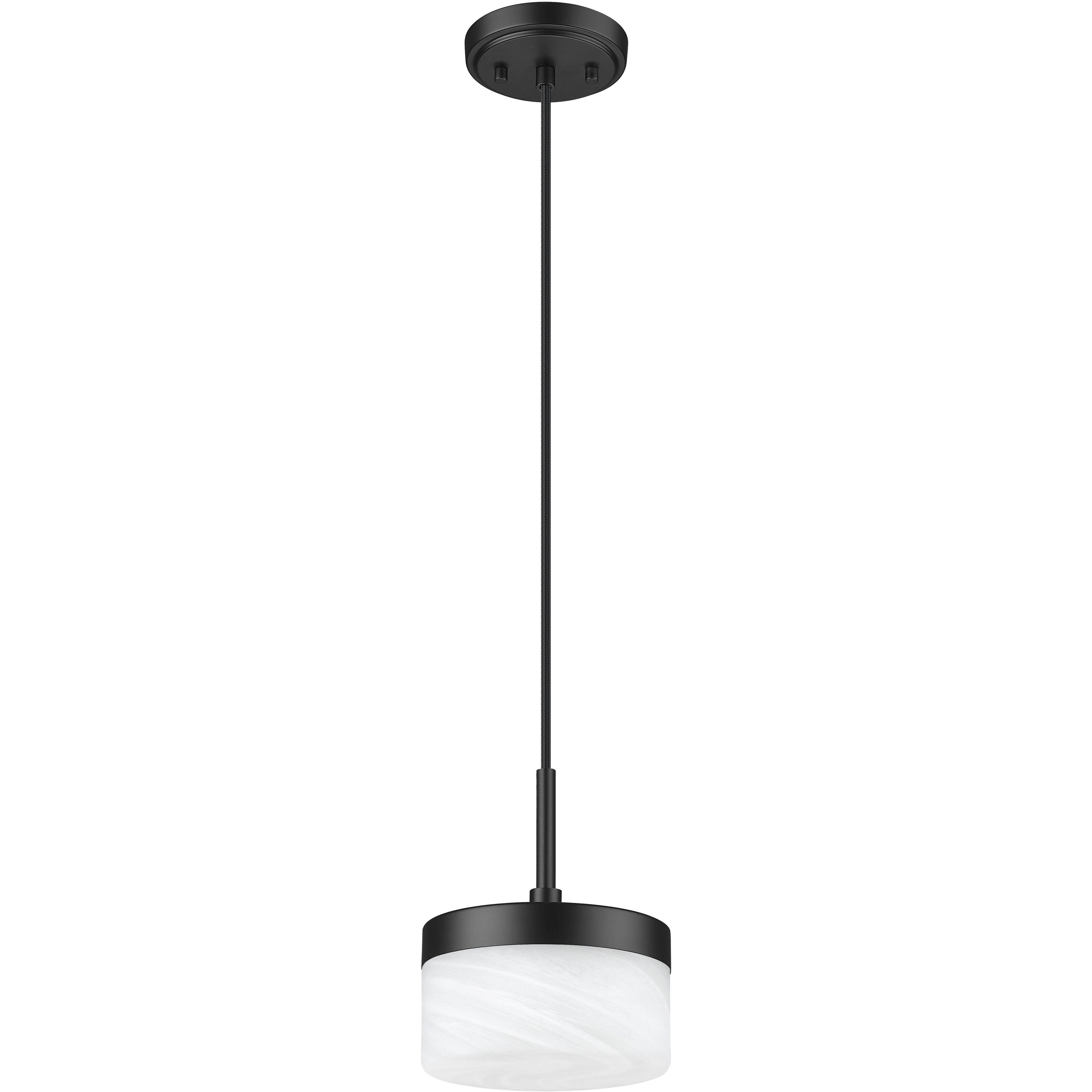 Renaud Pendant Ceiling Light in Matte Black