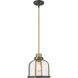 Burren 1 Light 12.25 inch Bronze and Brass Pendant Ceiling Light