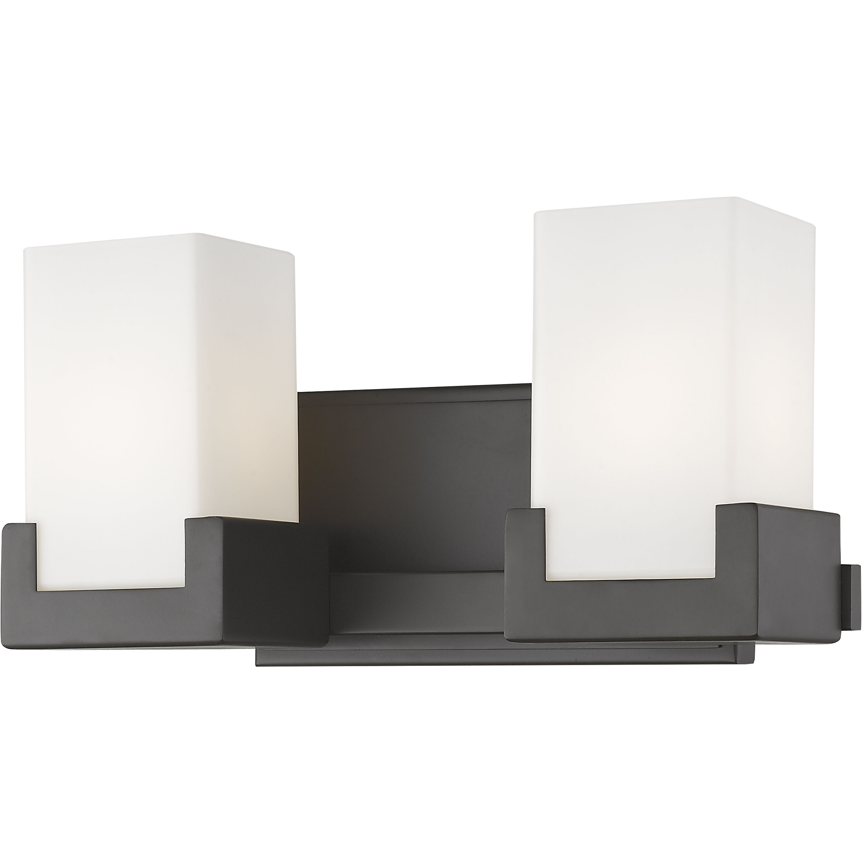 Peak 2 Light 13.00 inch Bathroom Vanity Light