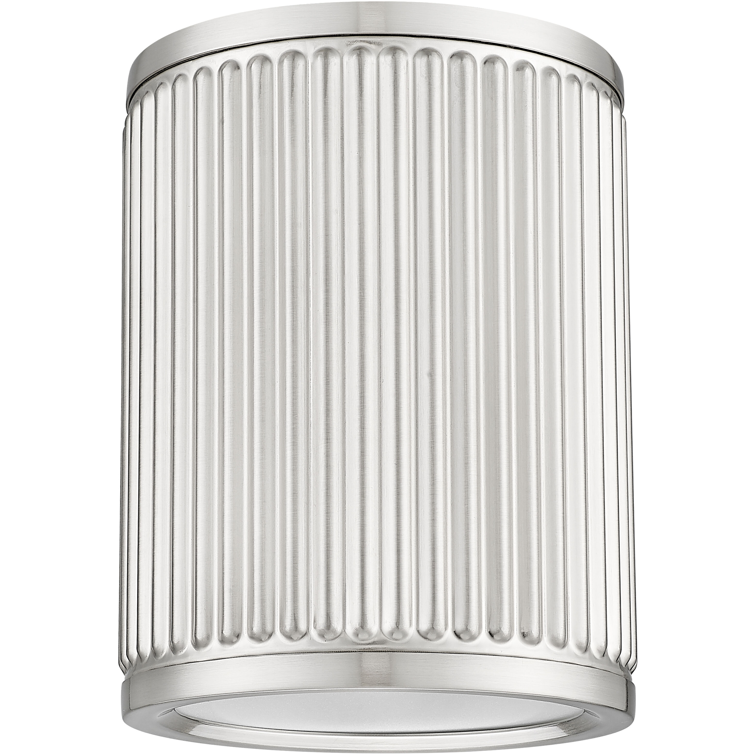 Stari LED 6.25 inch Brushed Nickel Flush Mount Ceiling Light