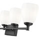 Oren 5 Light 38 inch Matte Black Bath Vanity Light Wall Light