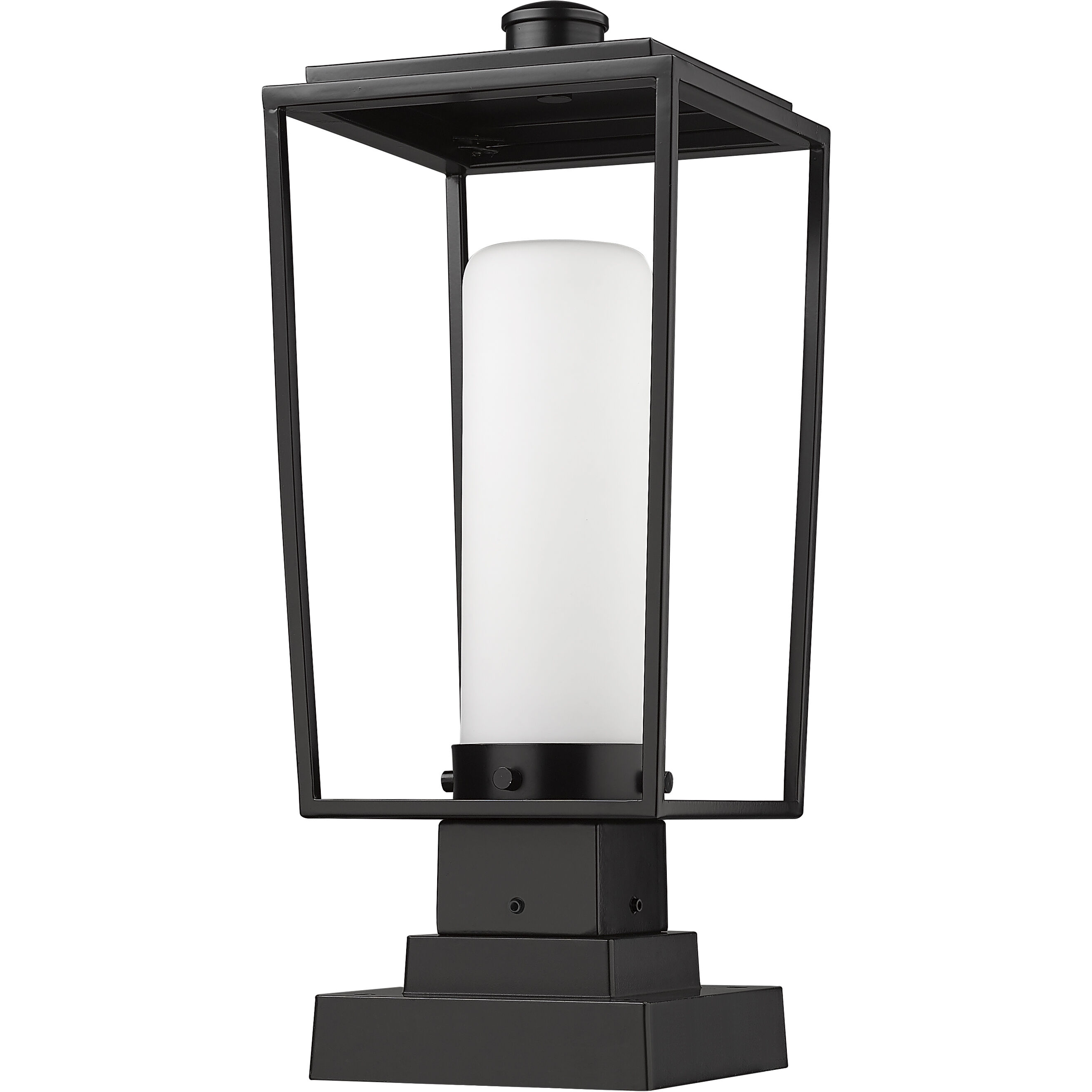 Sheridan 1 Light 19.75 inch Black Outdoor Pier Mounted Fixture