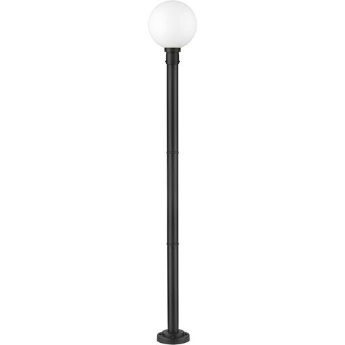 Laurent 1 Light 89.5 inch Black Outdoor Post Mounted Fixture