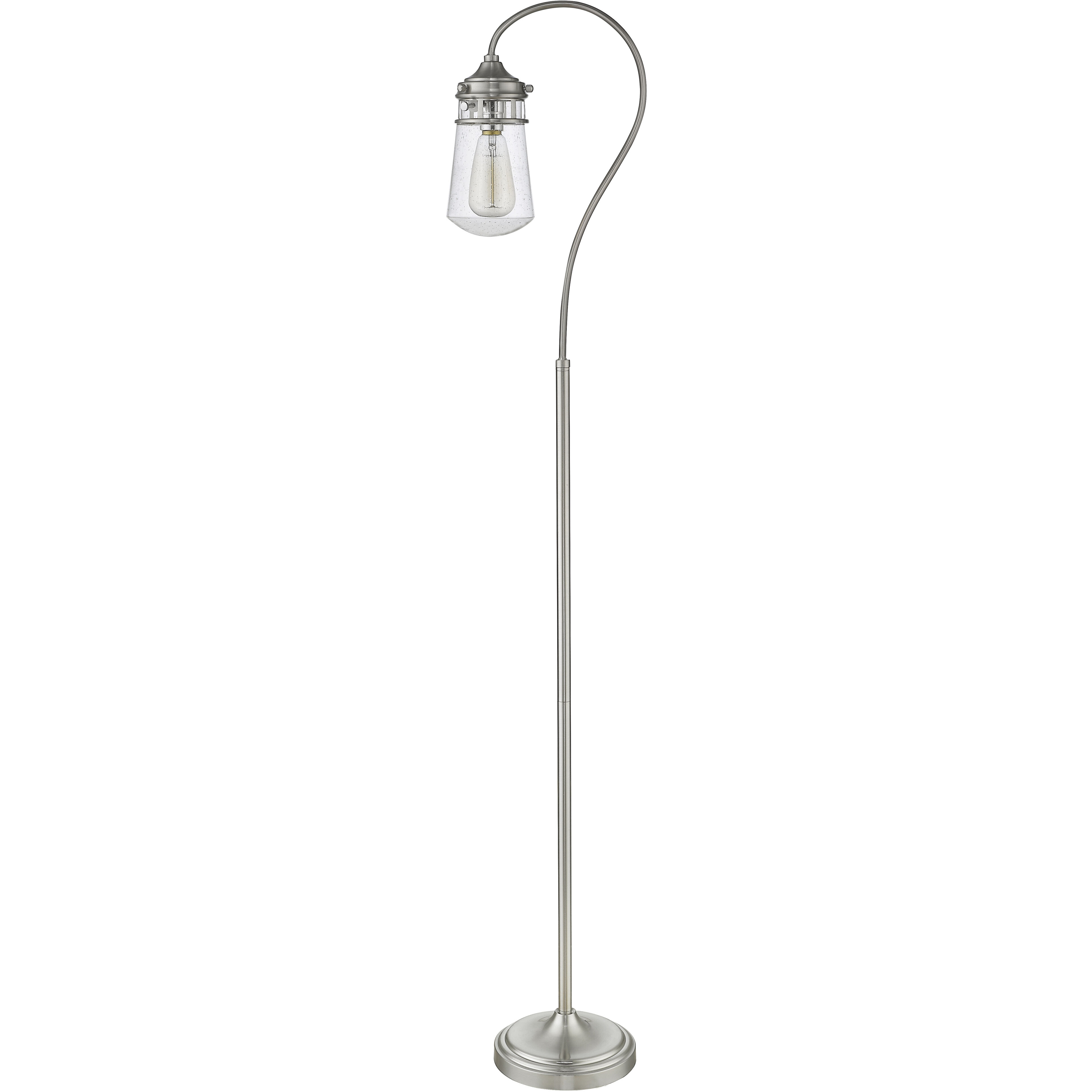 Celeste 58.25 inch 60 watt Brushed Nickel Floor Lamp Portable Light