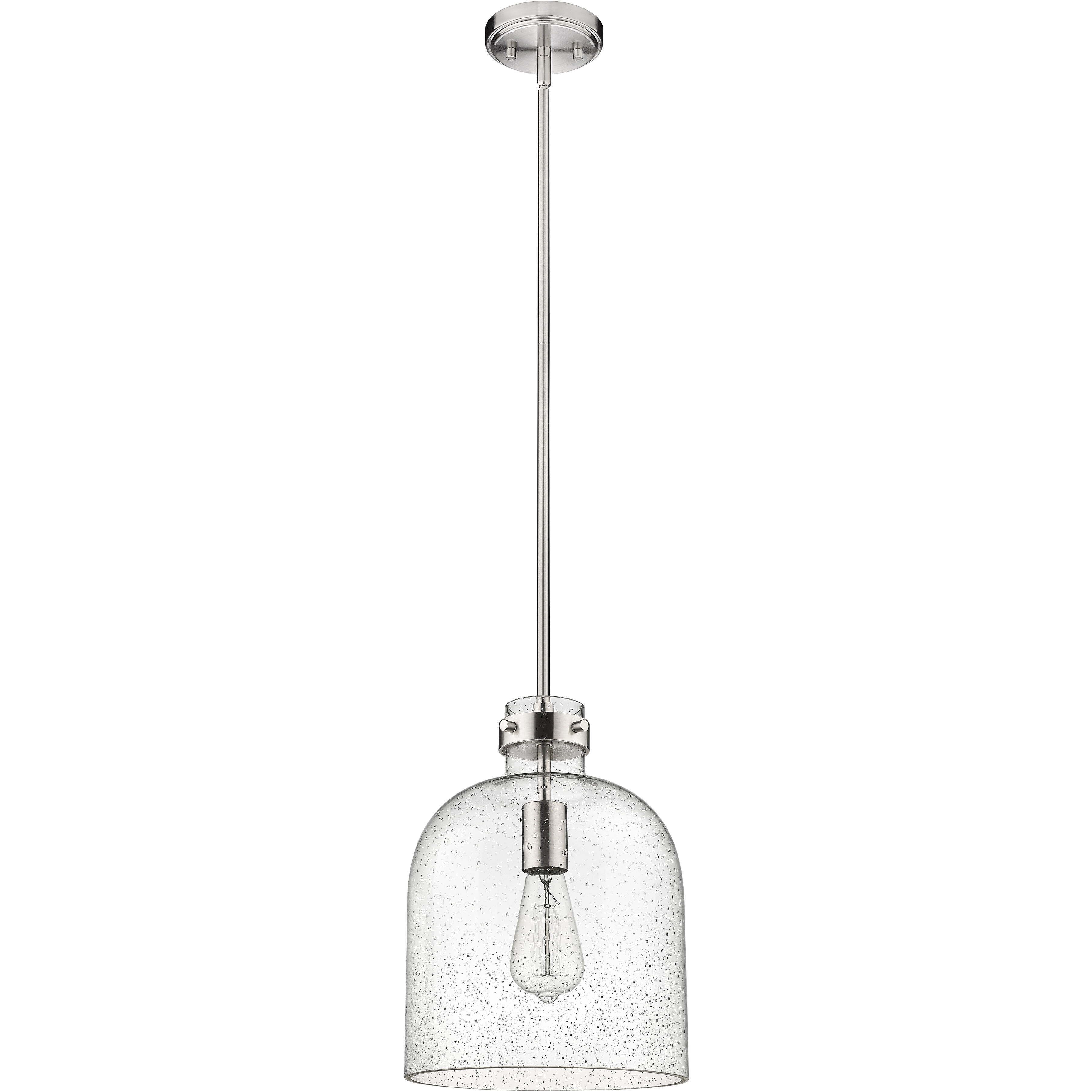 Pearson 1 Light 9.5 inch Brushed Nickel Pendant Ceiling Light