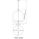 Devon 4 Light 18 inch Matte Black Pendant Ceiling Light