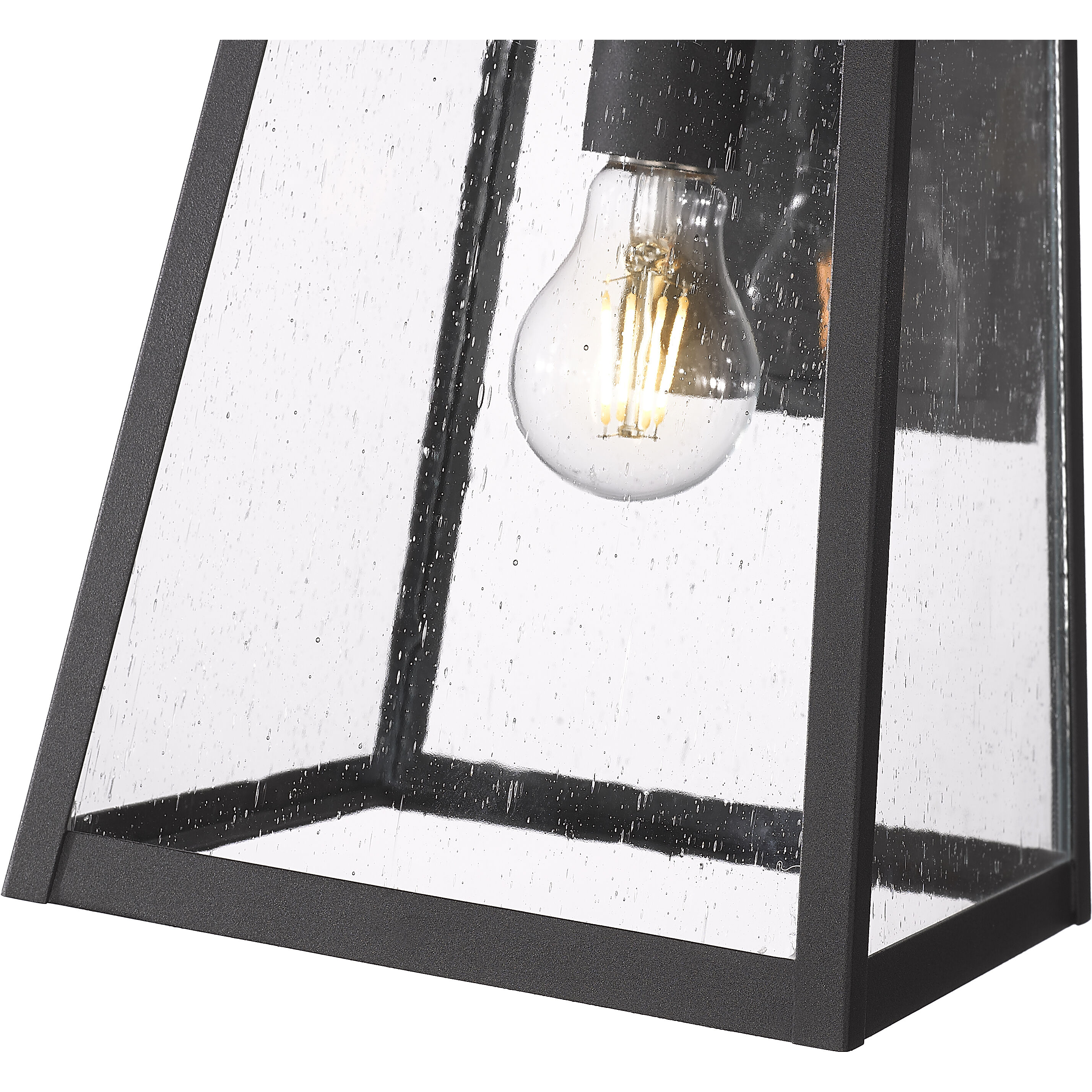 Rainer Outdoor Wall Light in Black, G9