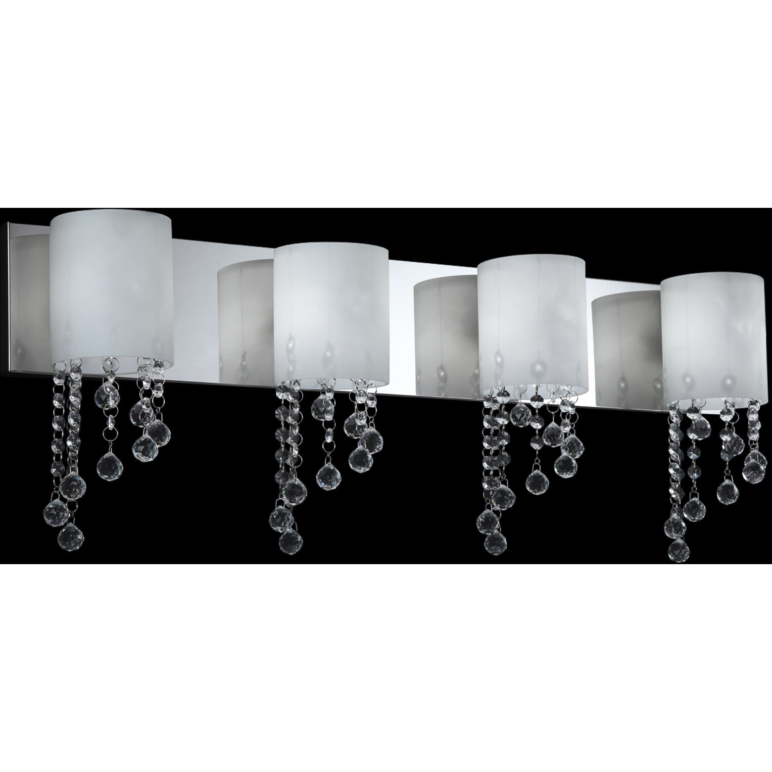 Jewel LED 30.75 inch Chrome Vanity Wall Light