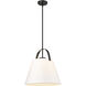 Z-Studio 1 Light 18 inch Matte Black Pendant Ceiling Light