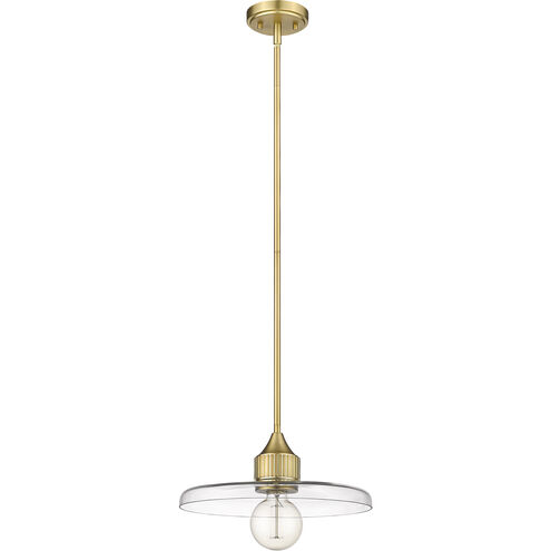 Paloma 1 Light 14 inch Olde Brass Pendant Ceiling Light