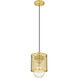 Kipton 1 Light 6 inch Rubbed Brass Pendant Ceiling Light in Rubbed Bronze