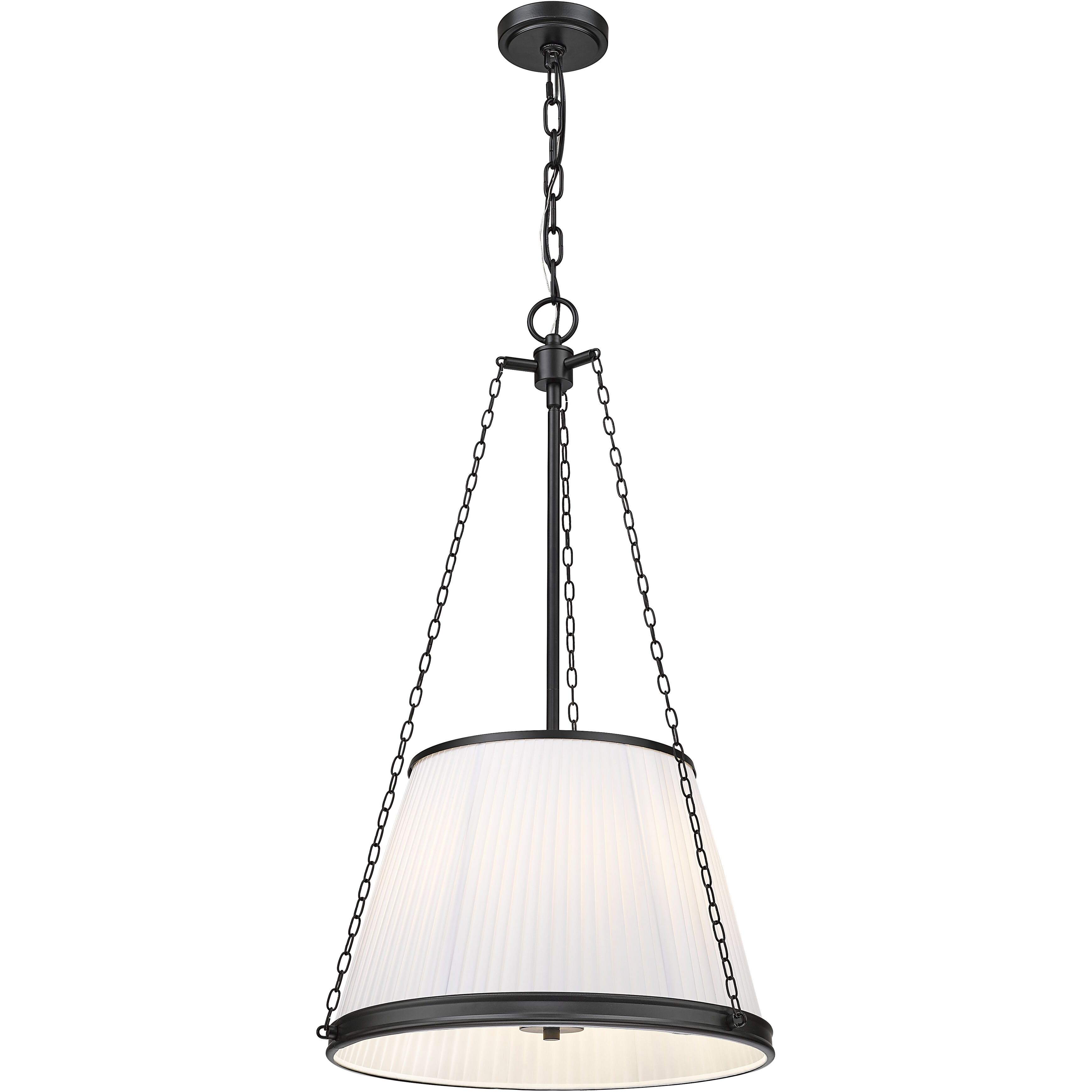 Madeline 5 Light 18 inch Matte Black Pendant Ceiling Light