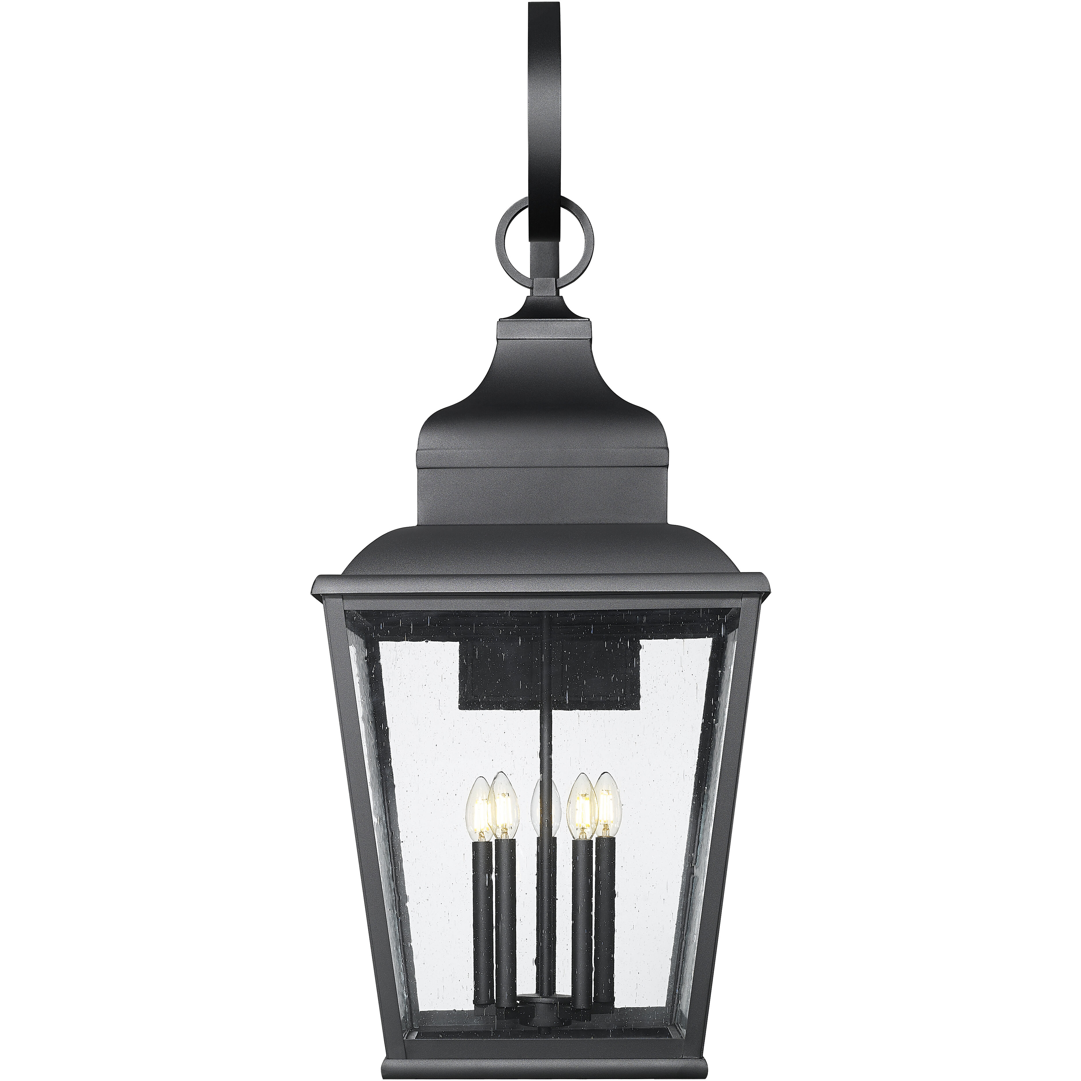 Raphael 5 Light 46.25 inch Sand Black Outdoor Wall Light in Soft Sand Black