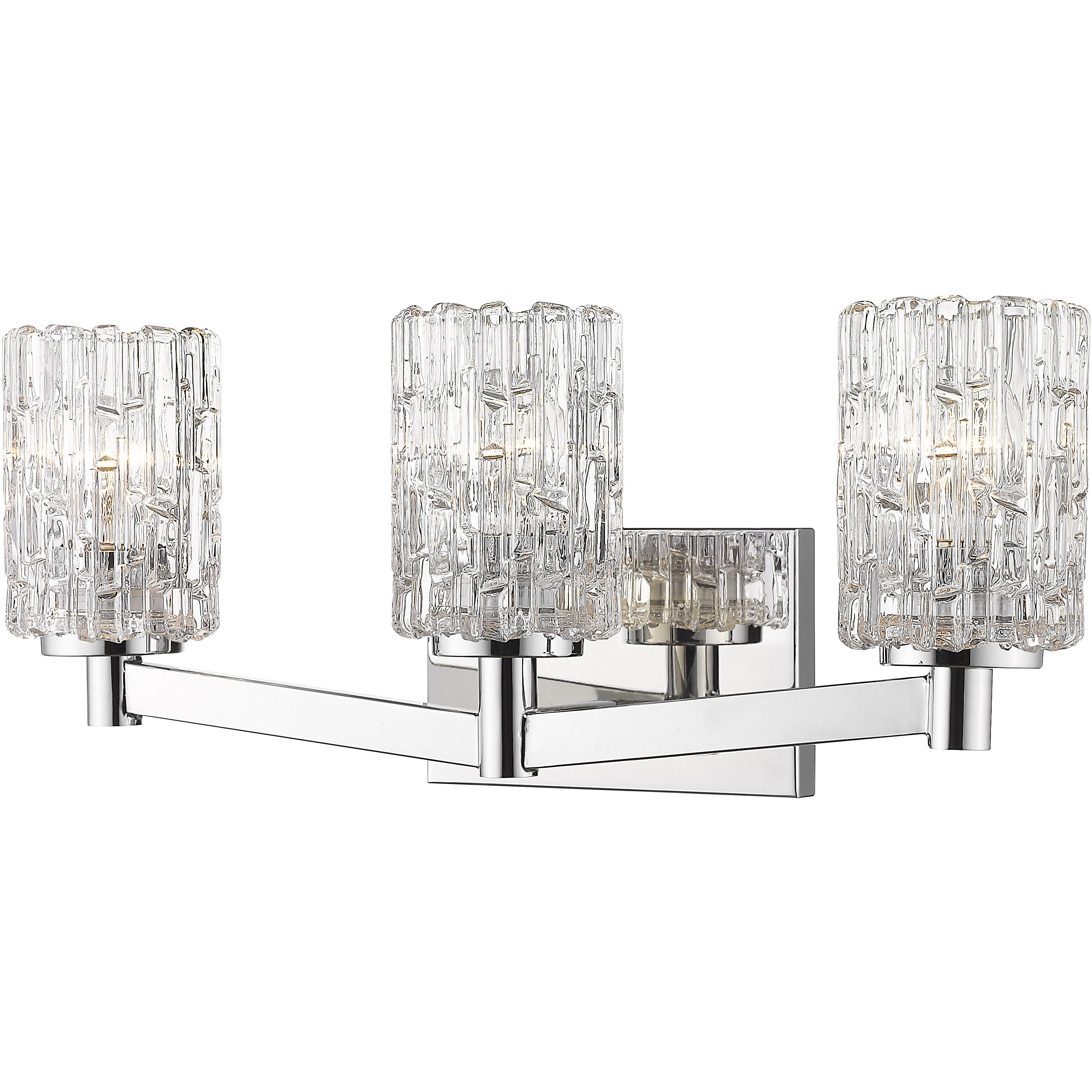 Aubrey 3 Light 22.5 inch Chrome Vanity Wall Light