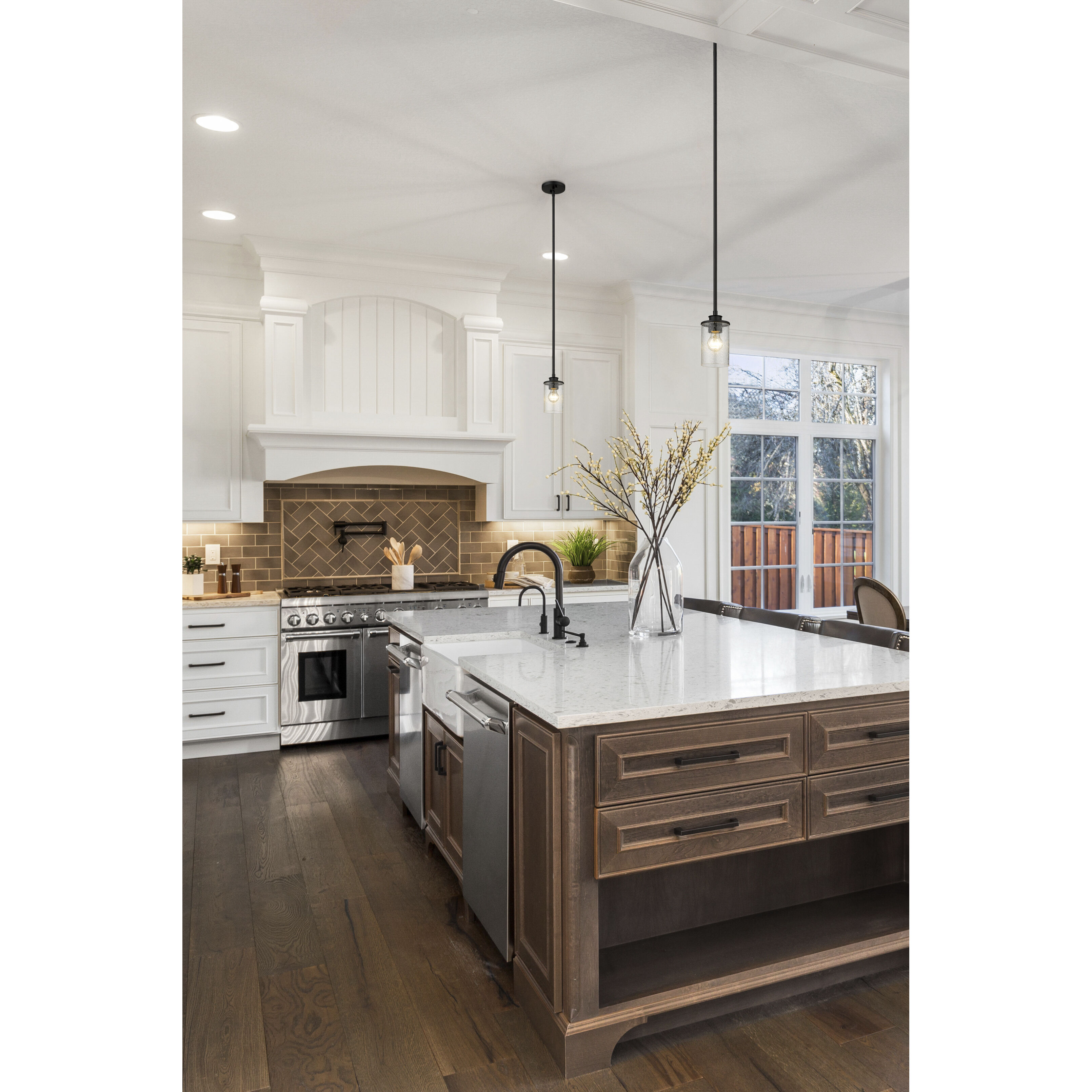 Beckett 1 Light 5.25 inch Matte Black Pendant Ceiling Light