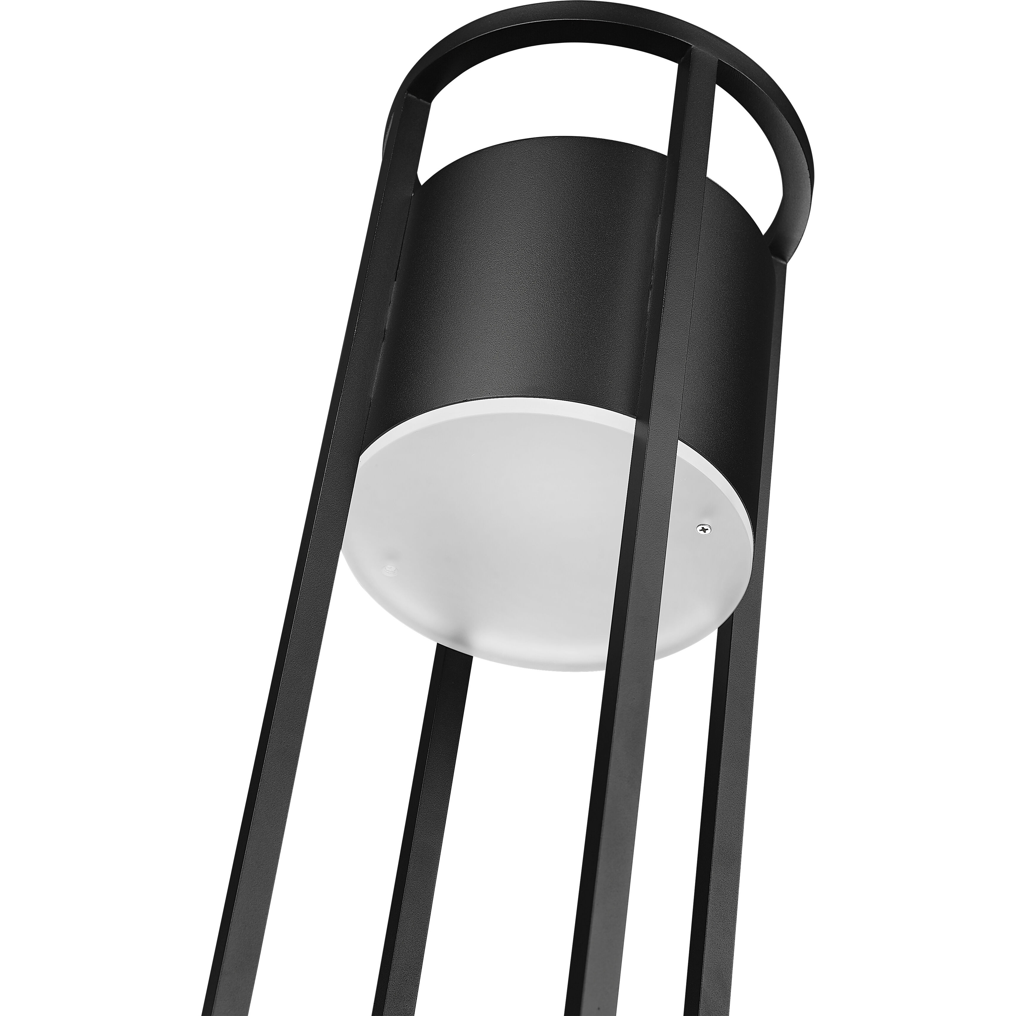 Luca LED 115.75 inch Black Outdoor Post Mounted Fixture