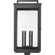 Hartwell 6 Light 31.5 inch Sand Black Outdoor Post Mount Fixture