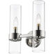 Datus 2 Light 6.5 inch Polished Nickel Wall Sconce Wall Light