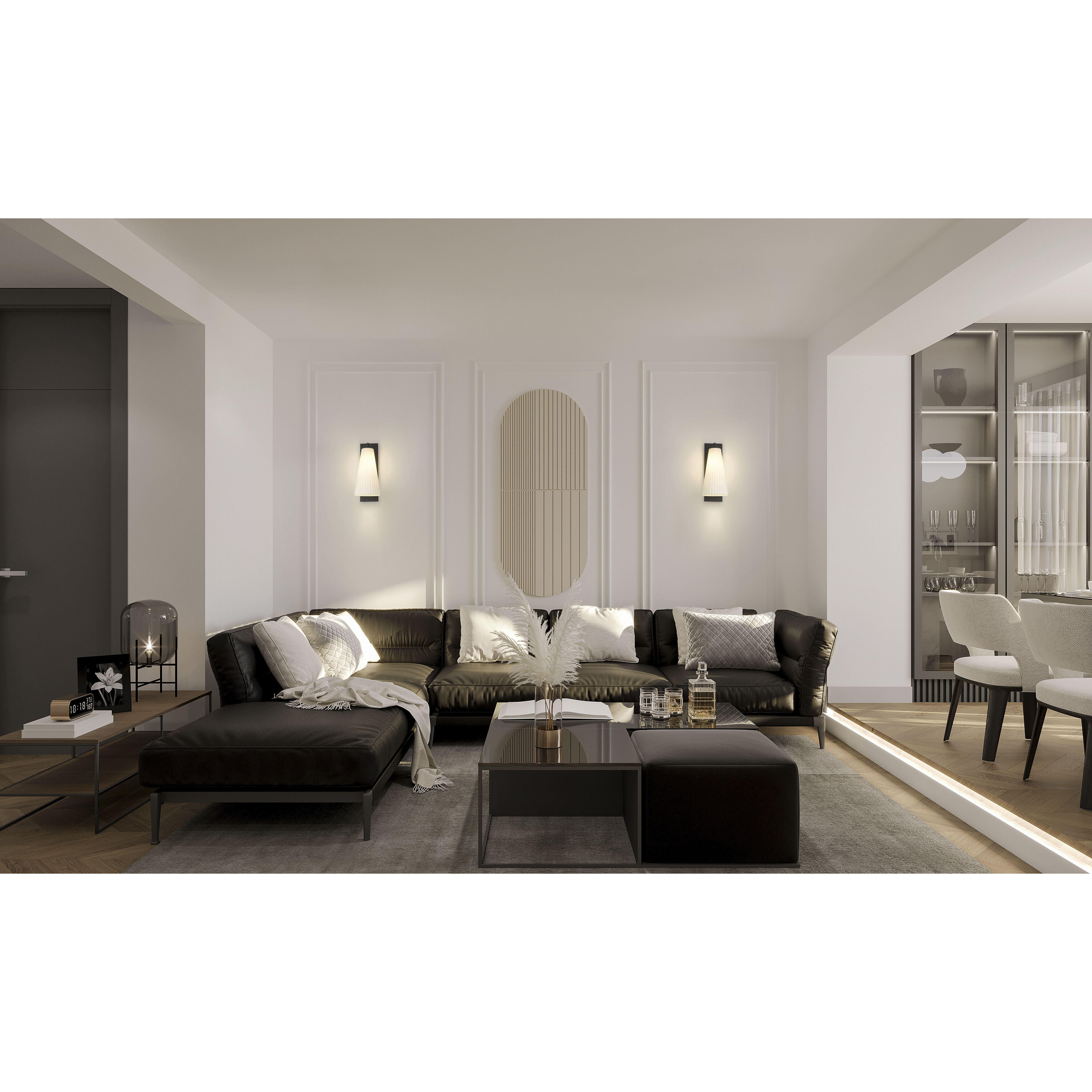 Farrell 1 Light 7.25 inch Matte Black Wall Sconce Wall Light