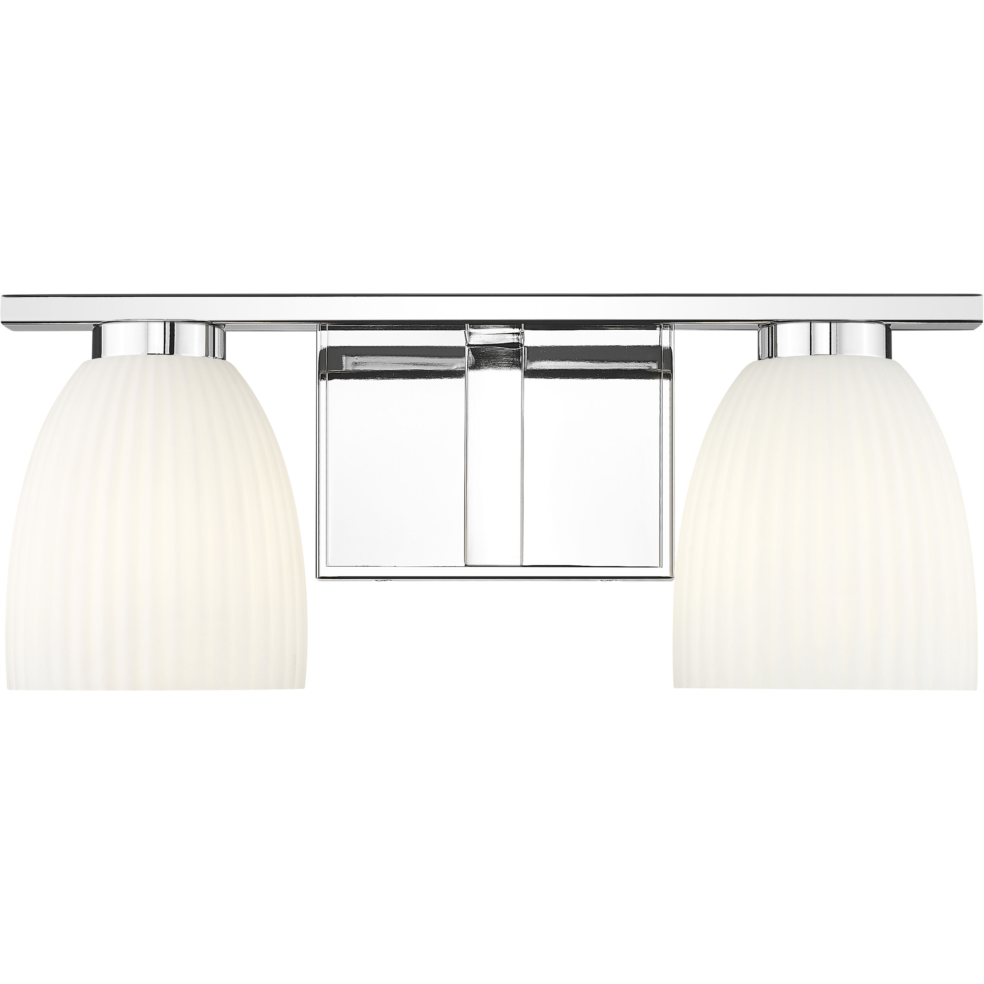 Naya 2 Light 16 inch Chrome Bath Vanity Light Wall Light