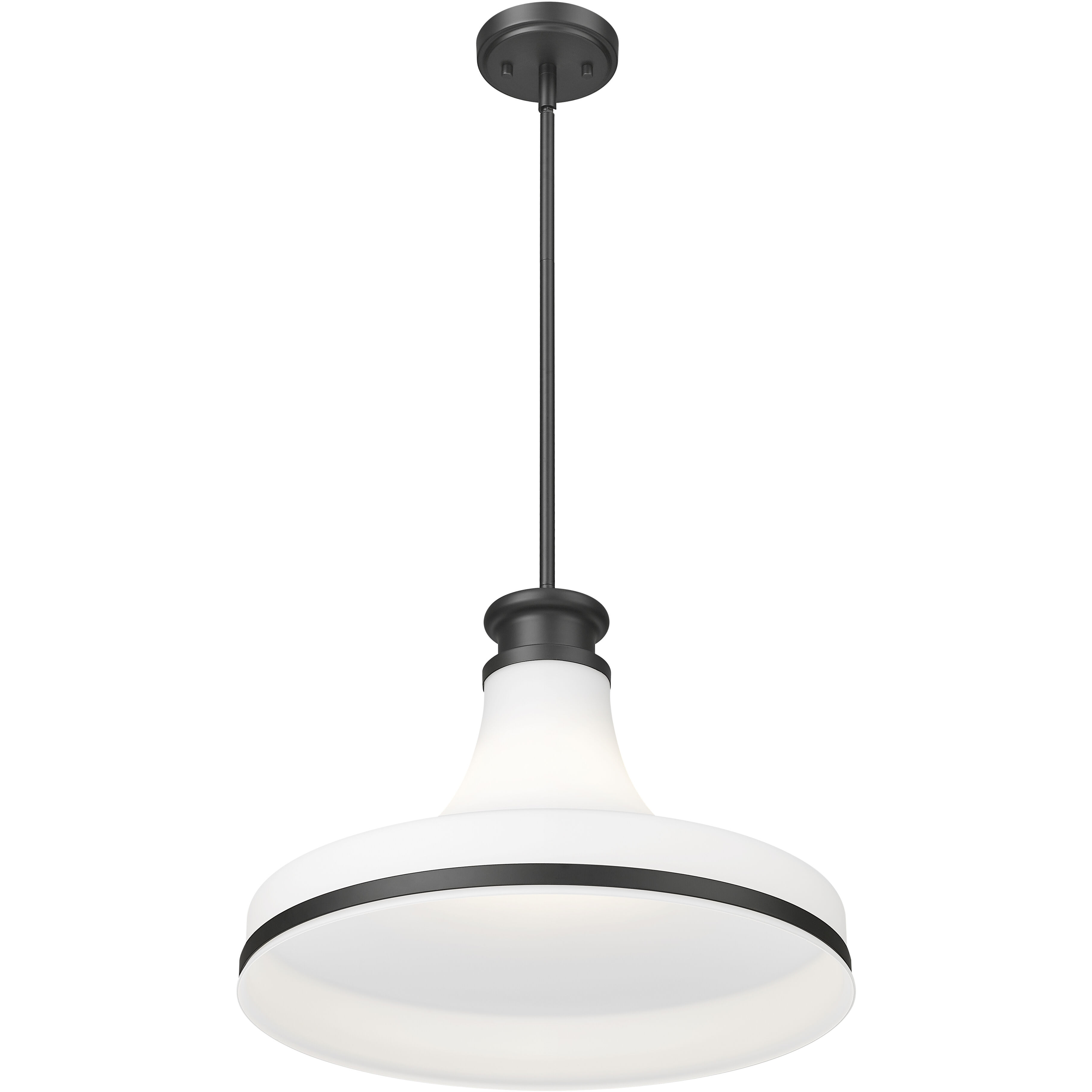 Reznor Pendant Ceiling Light in Matte Black