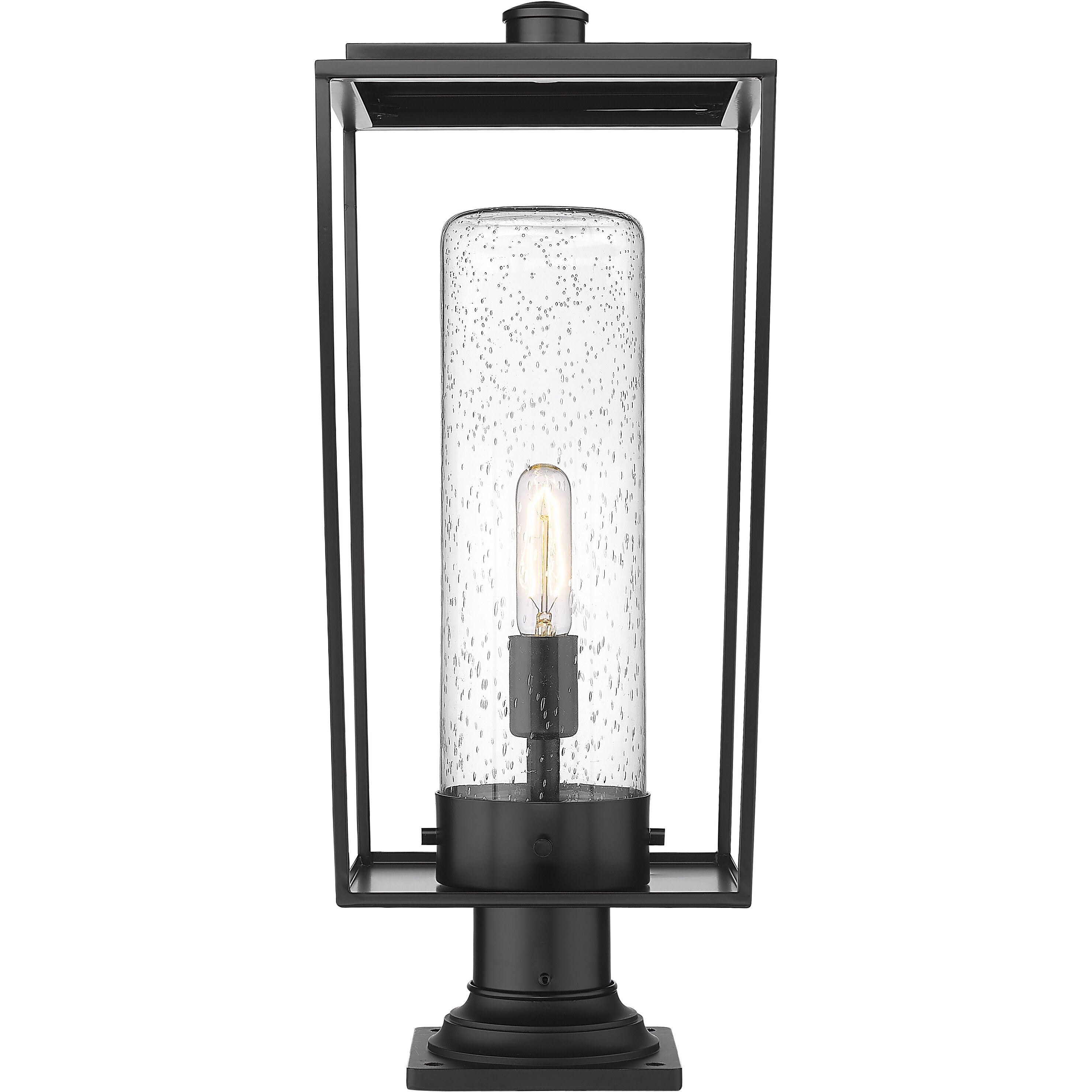 Sheridan 1 Light 24.5 inch Black Outdoor Pier Mounted Fixture