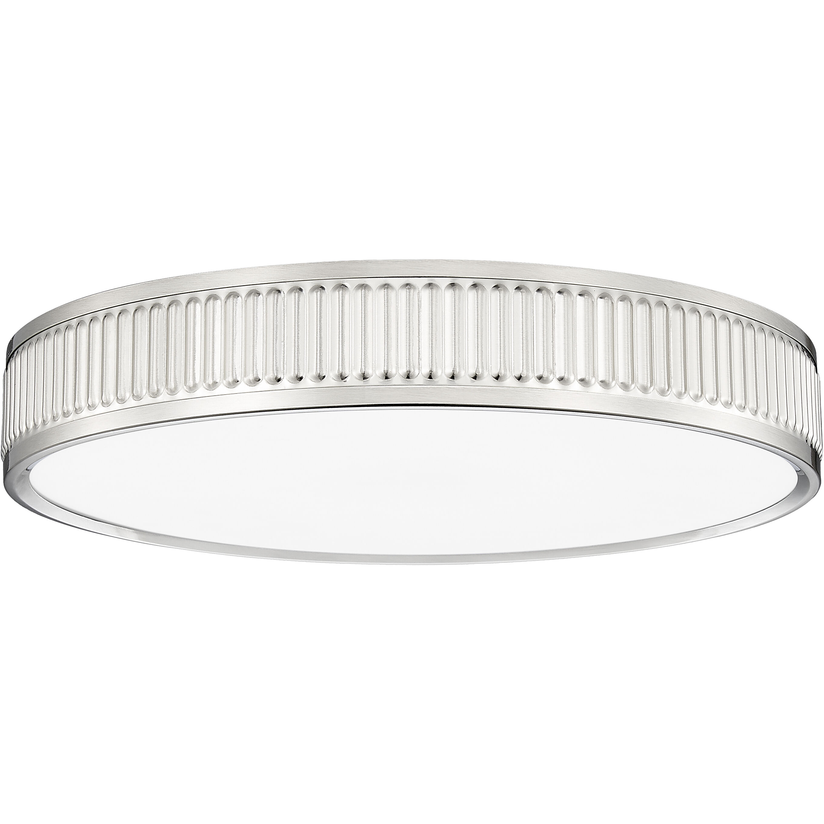 Stari LED 16.75 inch Brushed Nickel Flush Mount Ceiling Light