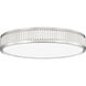 Stari LED 16.75 inch Brushed Nickel Flush Mount Ceiling Light