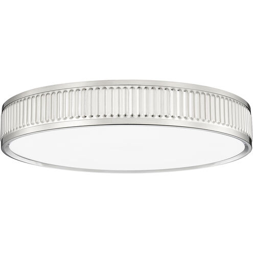 Stari LED 16.75 inch Brushed Nickel Flush Mount Ceiling Light