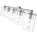 Thayer 5 Light 39 inch Chrome Vanity Wall Light