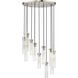 Beau 11 Light 24 inch Brushed Nickel Chandelier Ceiling Light