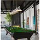 Cordon 4 Light 81.75 inch Brushed Nickel Billiard Ceiling Light in Brushed Nickel Steel