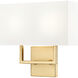 Saxon Wall Sconce Wall Light in Olde Brass